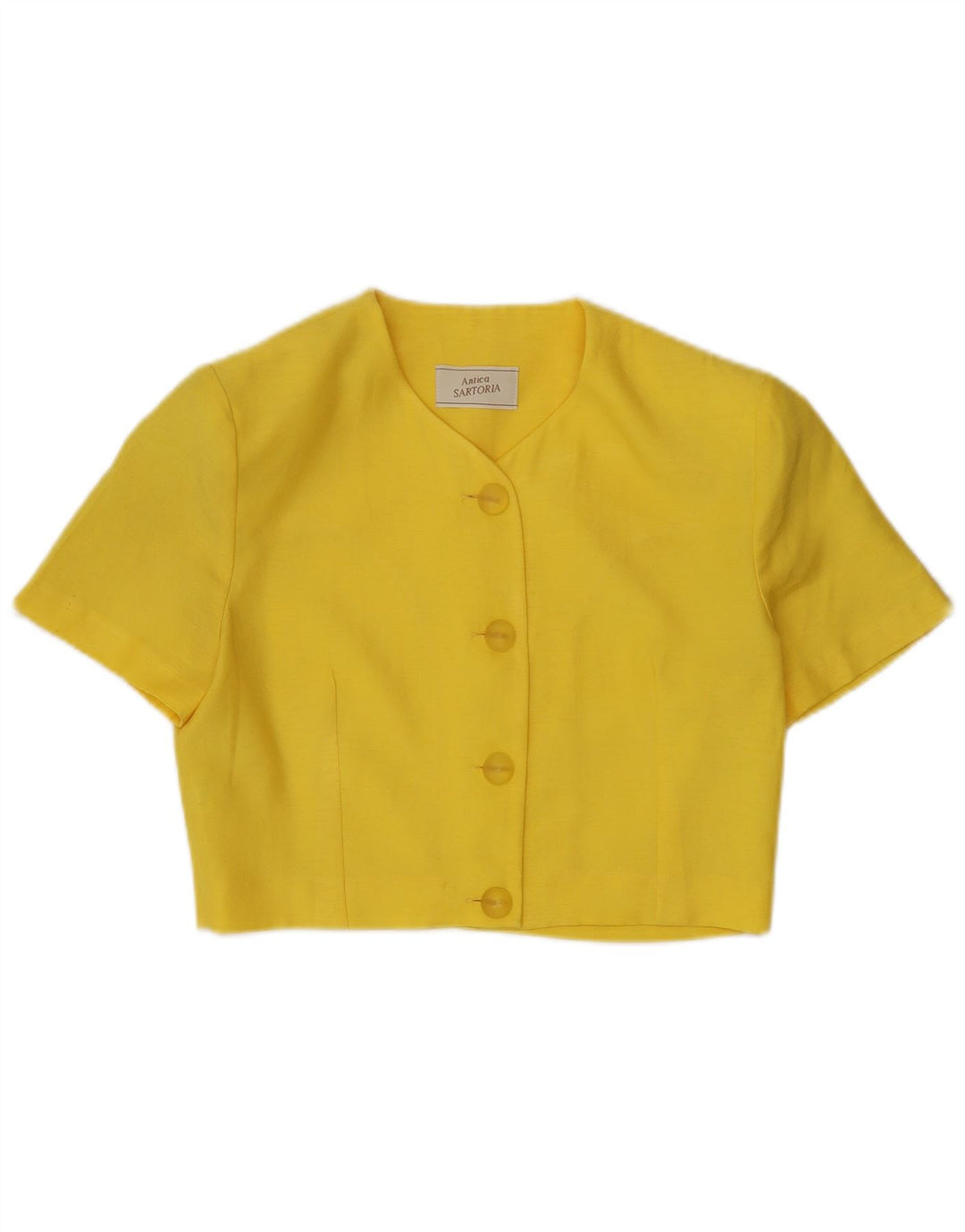 Set gonna 2 pezzi da donna Antica Sartoria IT 44 medio W28 poliestere giallo