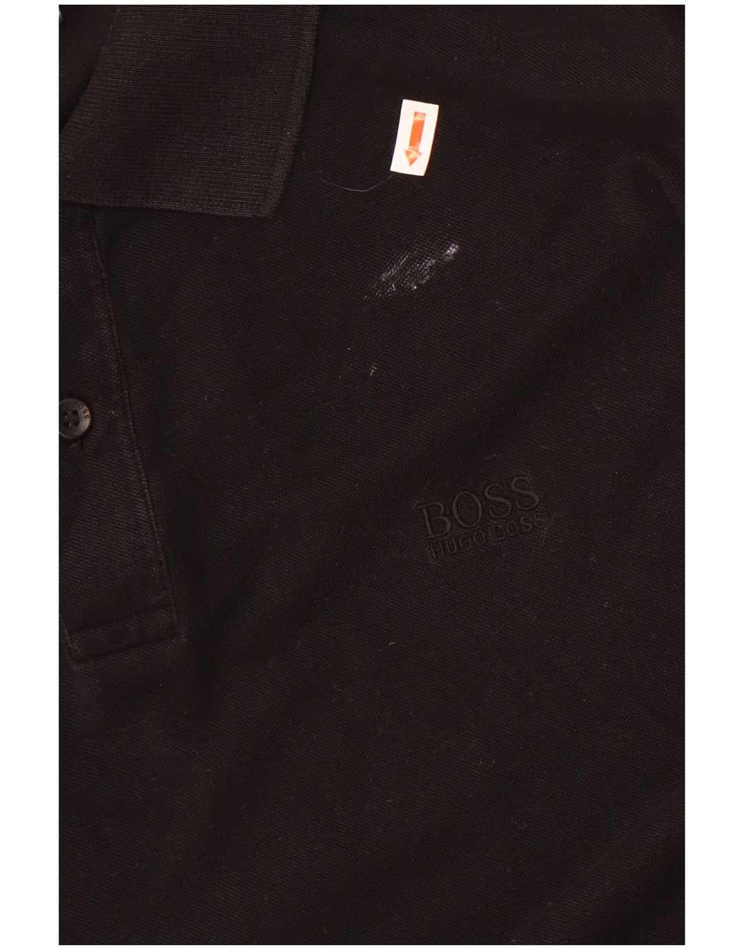 Polo Hugo Boss da uomo vestibilità regolare XL in cotone nero
