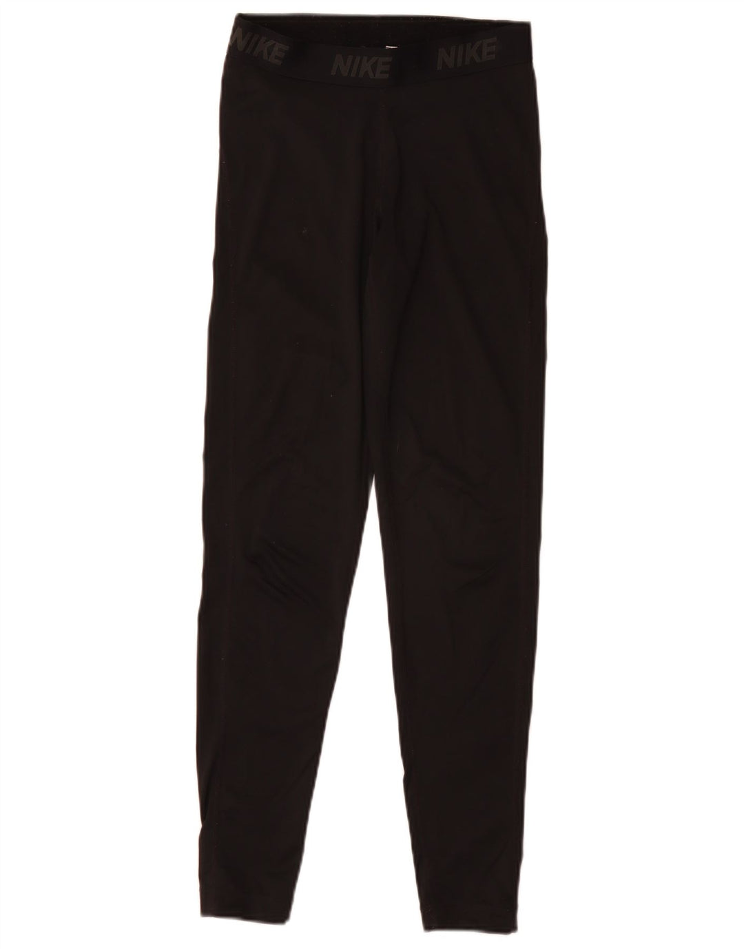 Leggings grafici Nike Dri Fit da donna UK 10 piccoli poliestere nero