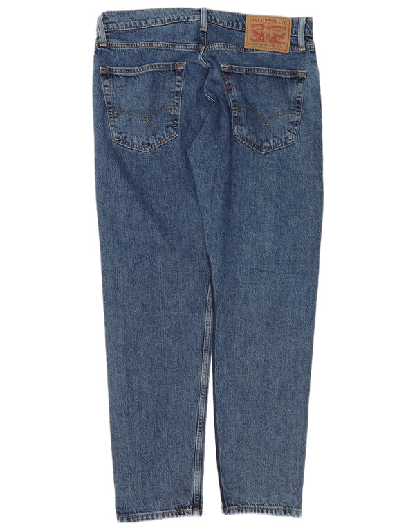 Levi's Uomo 502 Hi-ball Regular Tapered Jeans W34 L30 Blu