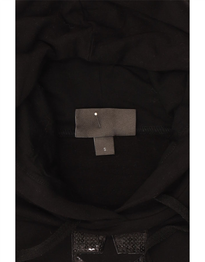 CONVERSE Womens Sweatshirt Jumper UK 10 Small Black Cotton Vintage Converse and Second-Hand Converse from Messina Hembry 
