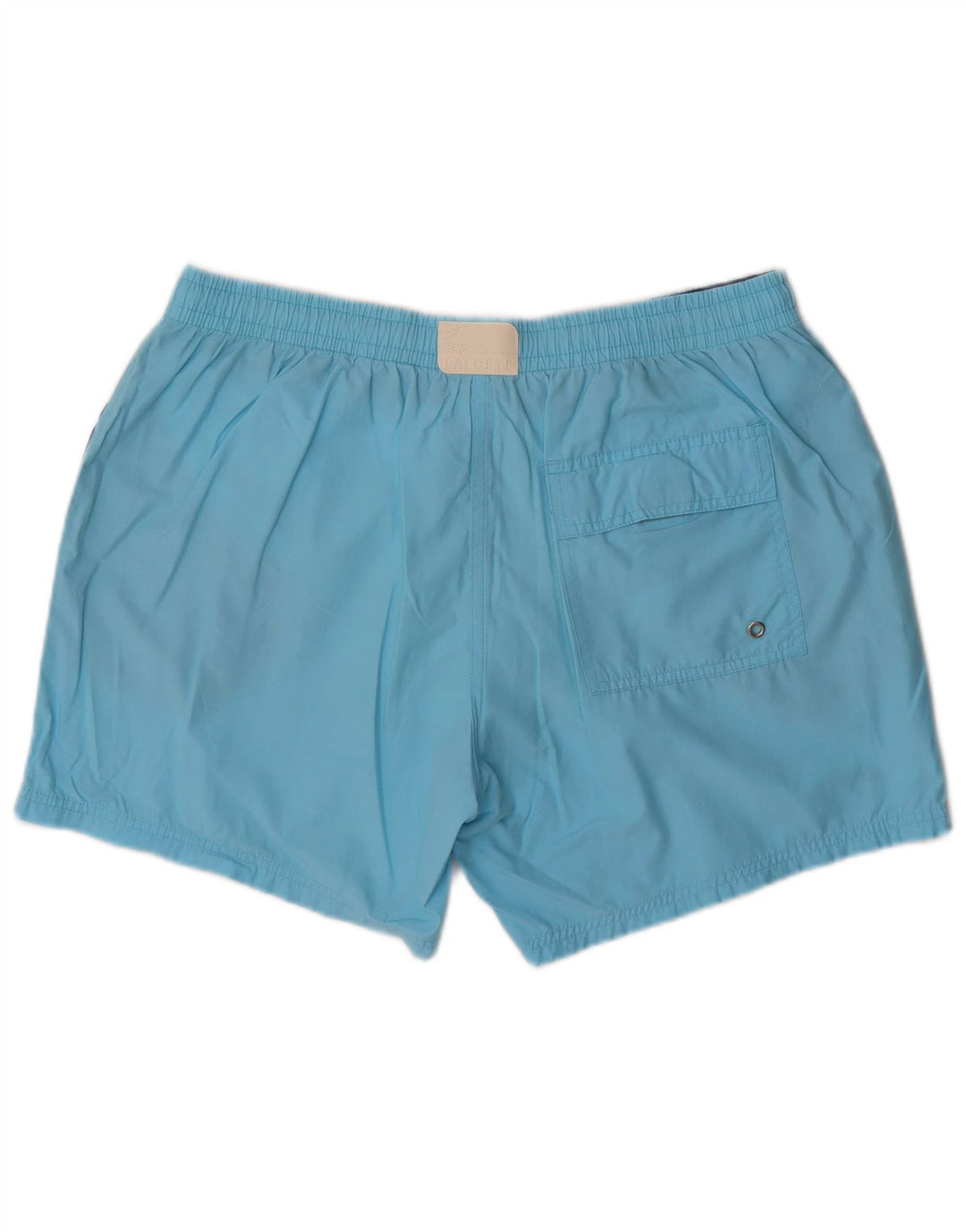 Pantaloncini da bagno da uomo Lacoste taglia 7 2XL cotone blu