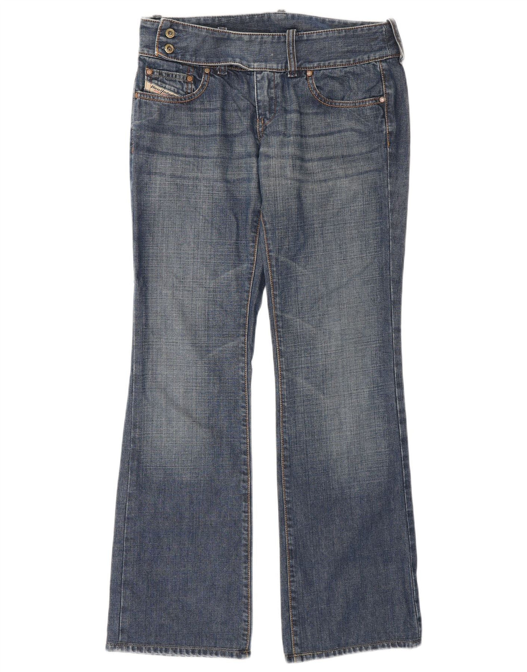 Jeans Bootcut da donna Diesel W27 L30 cotone blu