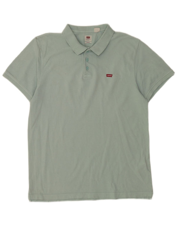 Polo Levi's da uomo vestibilità standard, taglia grande, in cotone verde