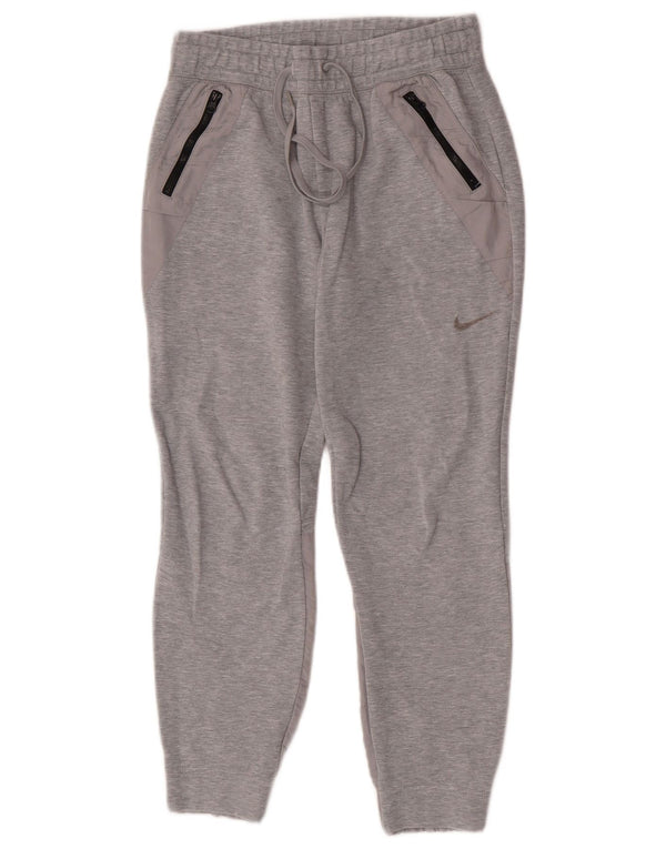 Pantaloni da tuta da donna Nike Joggers UK 8 Small Grigio Cotone