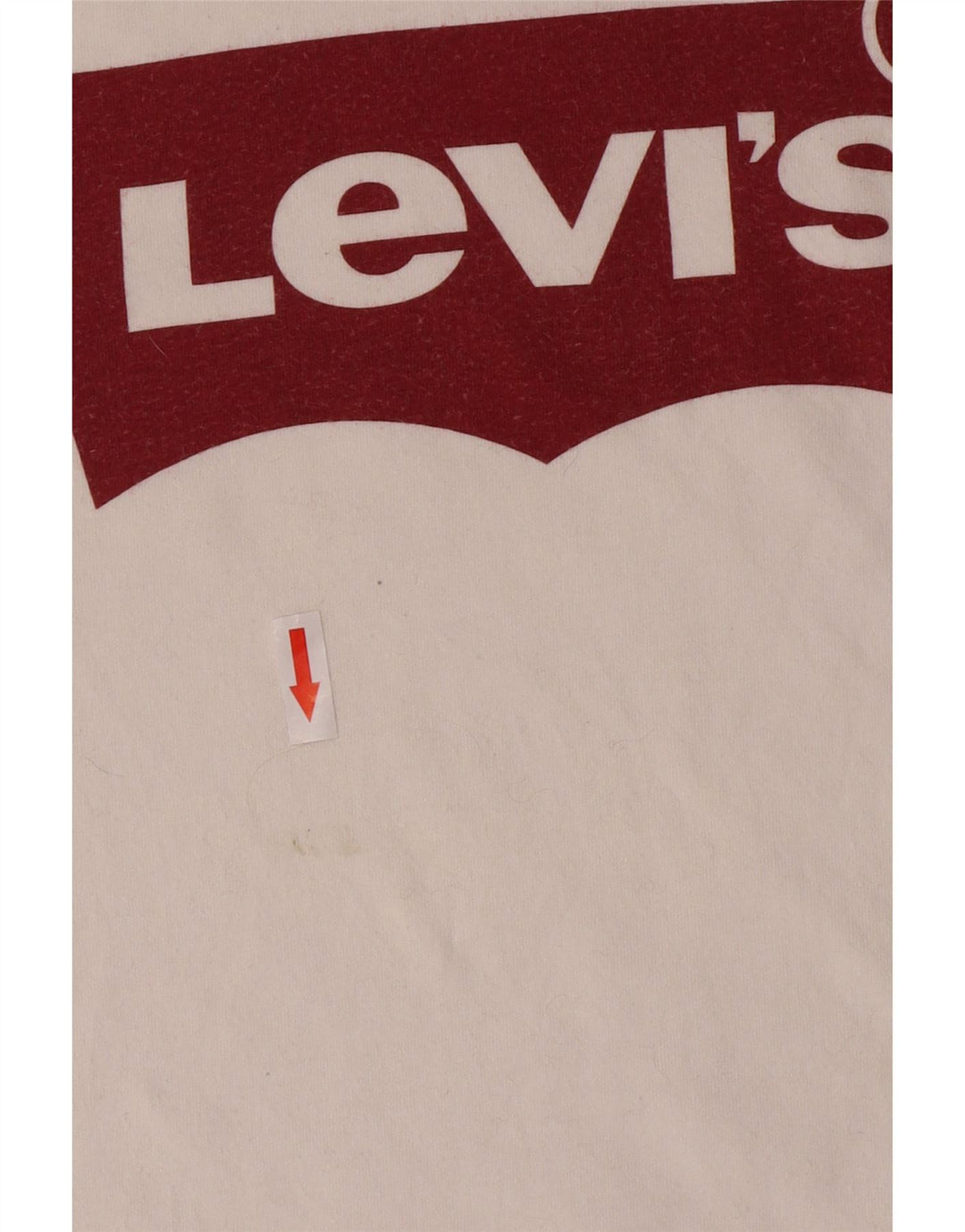 T-shirt grafica da uomo Levi's Top bianca media