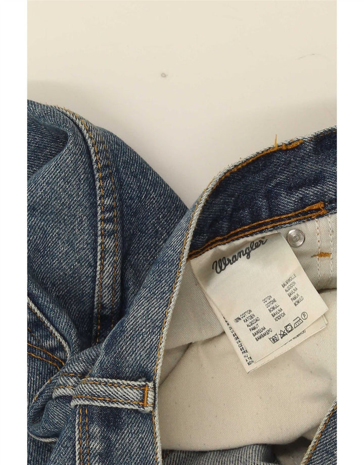 Jeans dritti da uomo Wrangler vestibilità regolare W34 L34 cotone blu