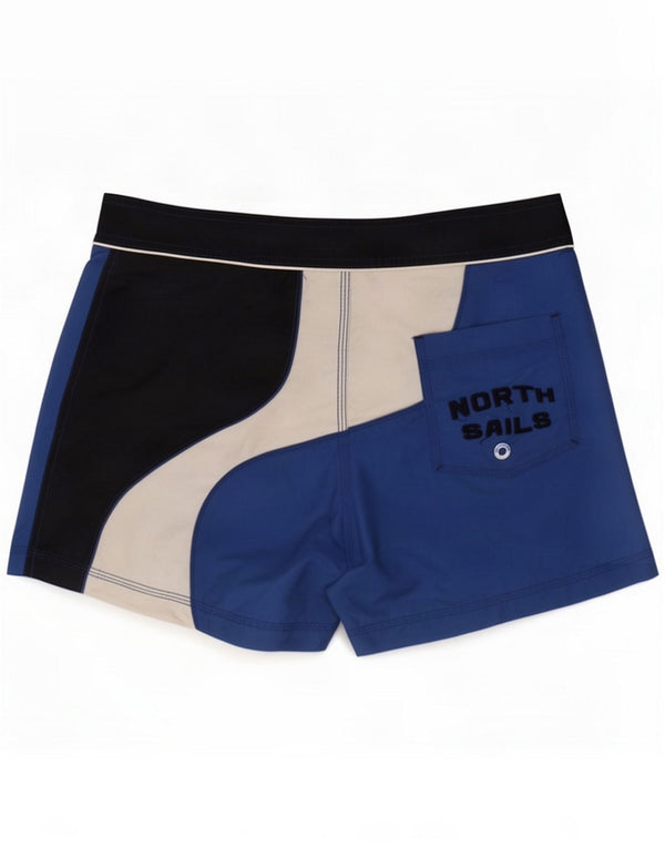 Pantaloncini da bagno da uomo North Sails Small Blue Colourblock Nylon