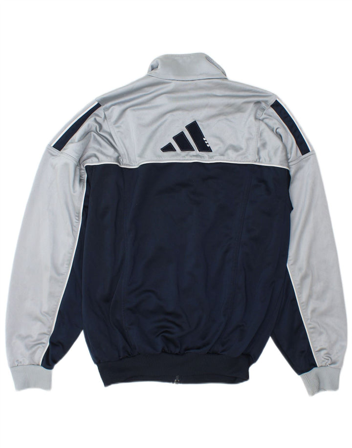 Giacca da tuta da uomo Adidas UK 32/34 XS Blu Colourblock Poliestere