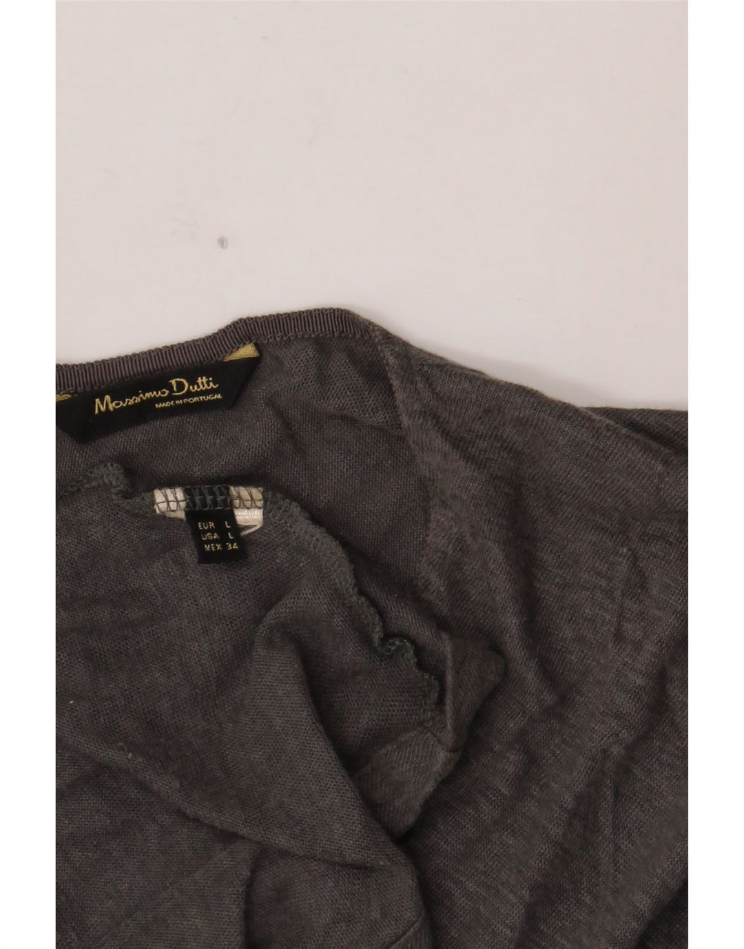 Camicetta da donna Massimo Dutti Top UK 16 Large Grigio