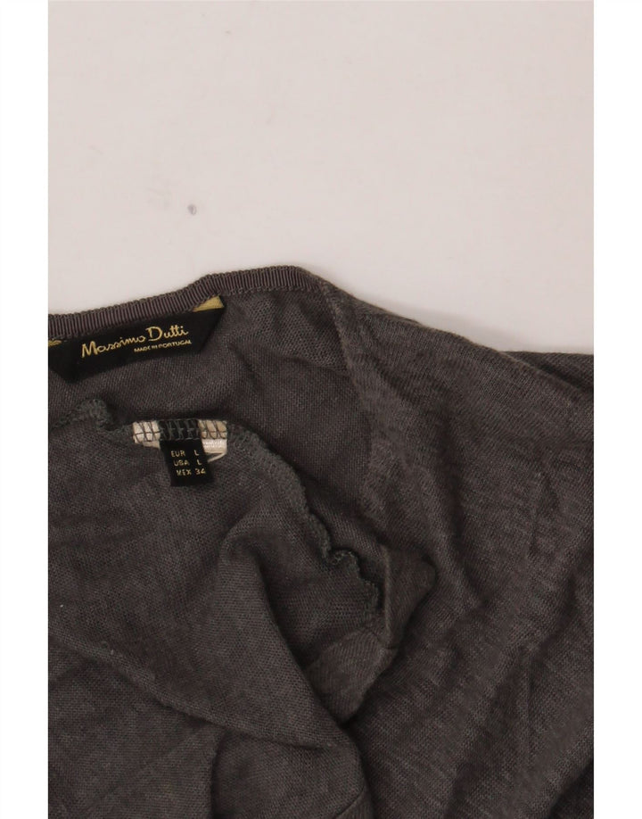 Camicetta da donna Massimo Dutti Top UK 16 Large Grigio