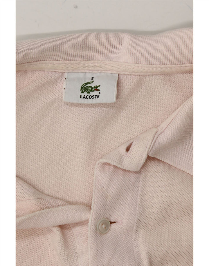 Polo da uomo LACOSTE taglia 5 grande rosa