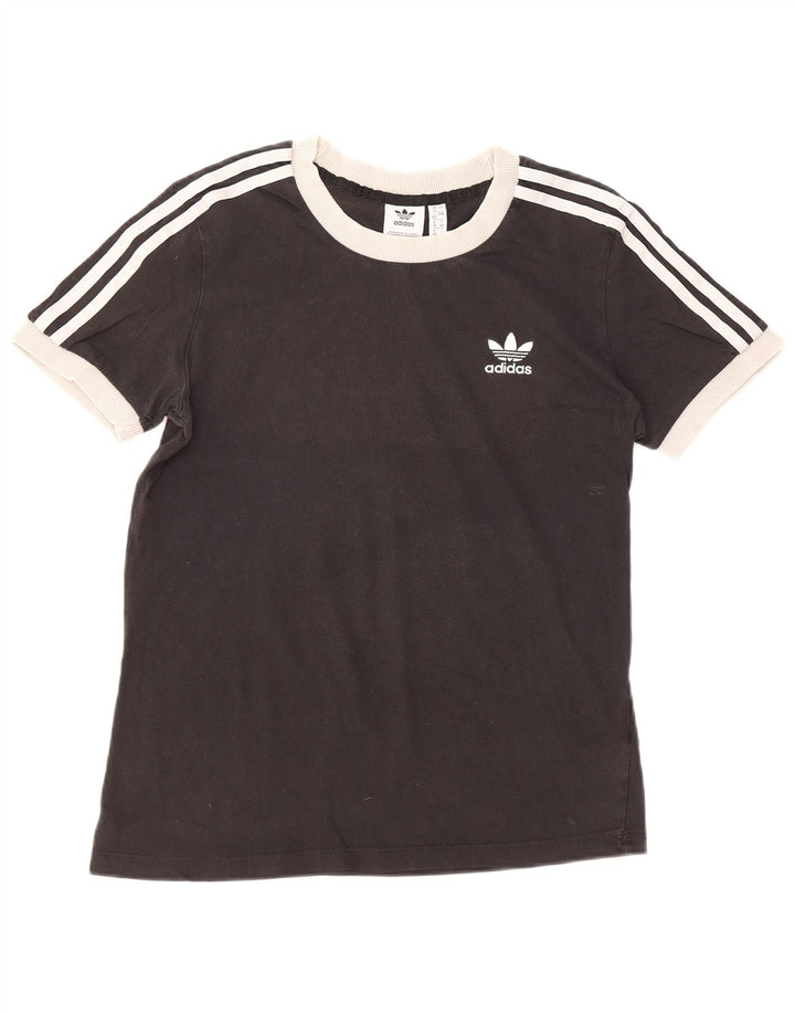 T-shirt da donna ADIDAS Top UK 12 medio nero cotone