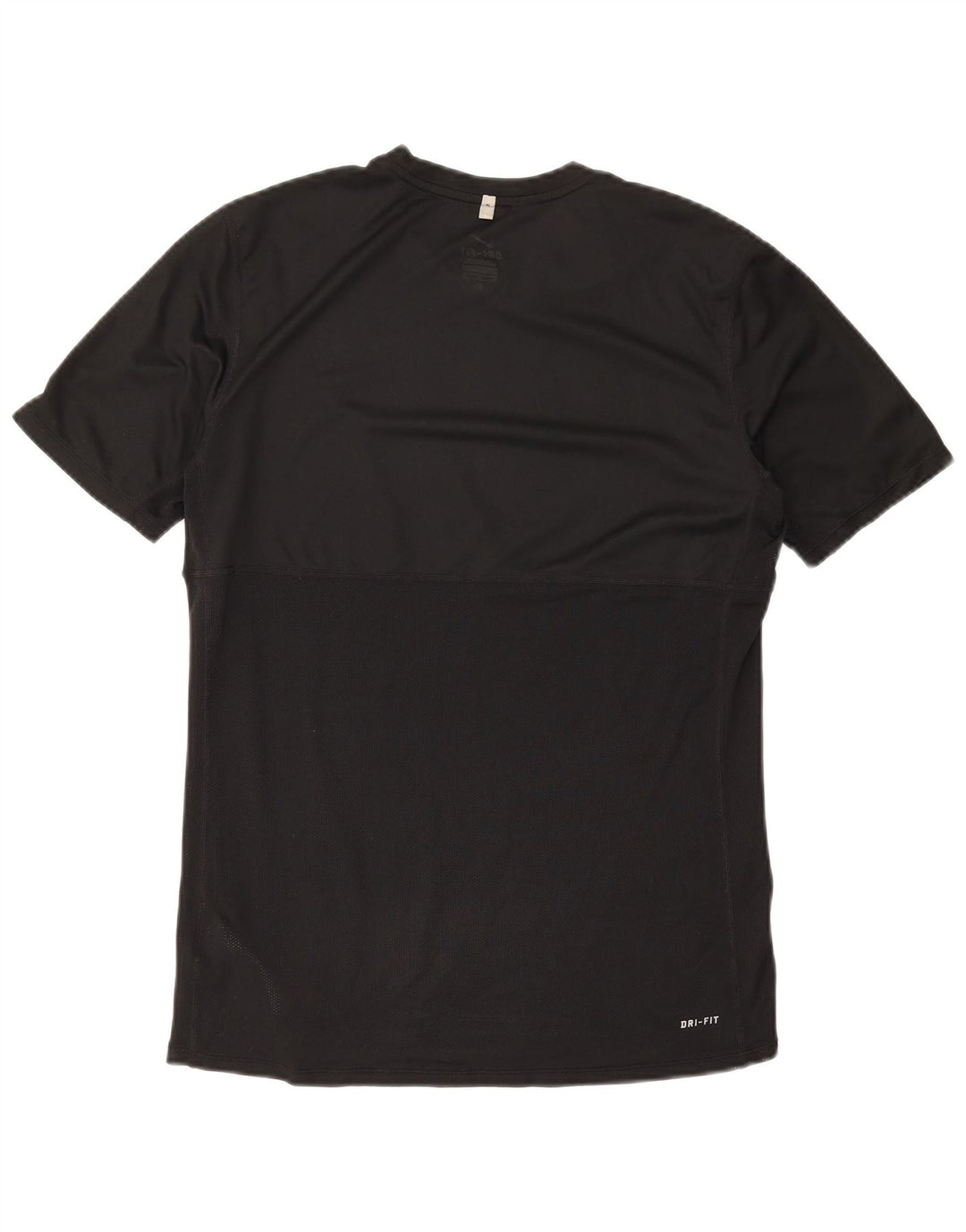 T-shirt Nike Dri Fit da uomo, media, nera, poliestere, sportiva
