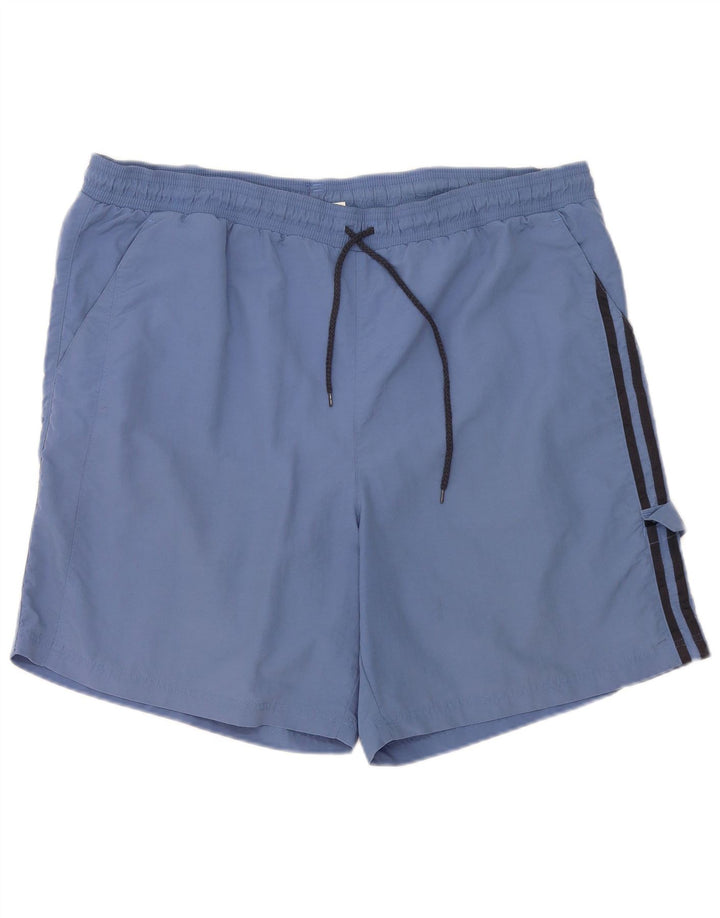 Pantaloncini sportivi Adidas da uomo cargo XL blu poliestere