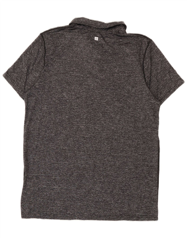 Polo IsoCool da uomo Mountain Warehouse Poliammide screziato grigio medio
