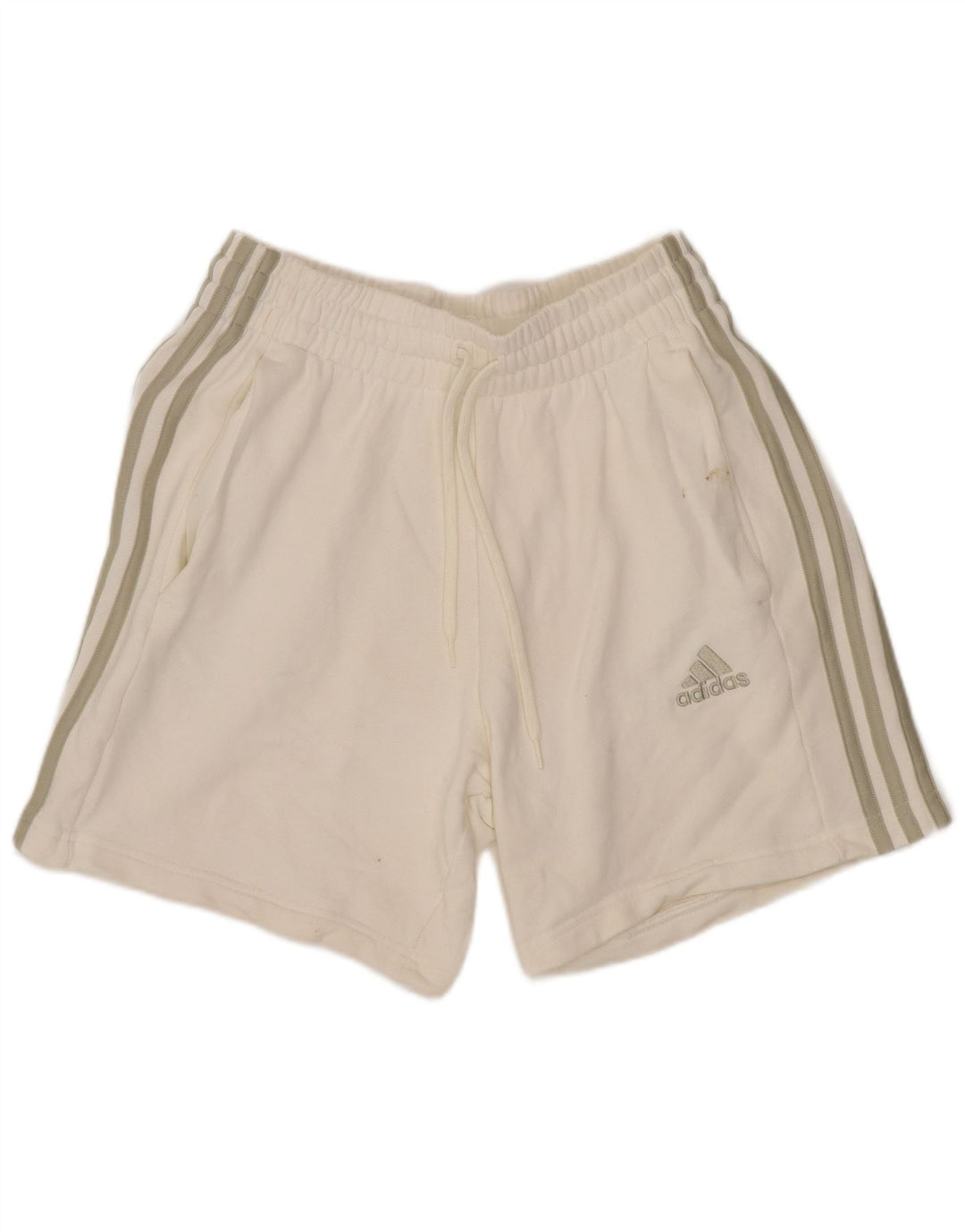Pantaloncini sportivi Adidas da donna UK 8 piccoli in cotone bianco
