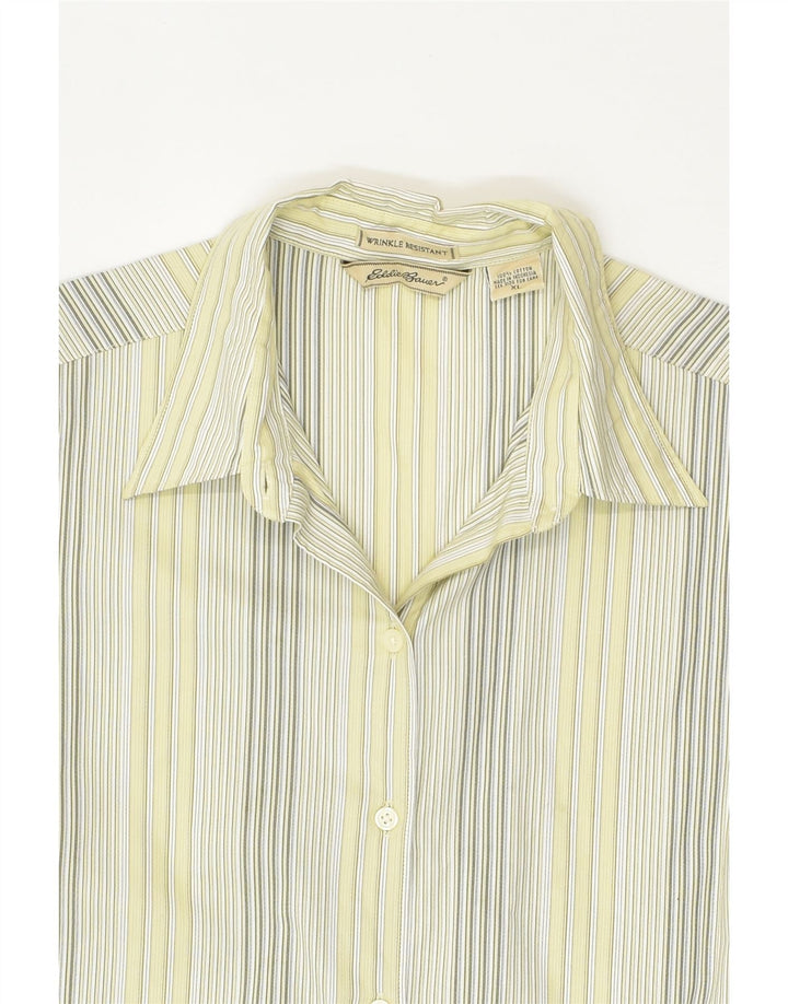 EDDIE BAUER Womens Wrinkle Resistant Sleeveless Shirt UK 18 XL Grey | Vintage Eddie Bauer | Thrift | Second-Hand Eddie Bauer | Used Clothing | Messina Hembry 