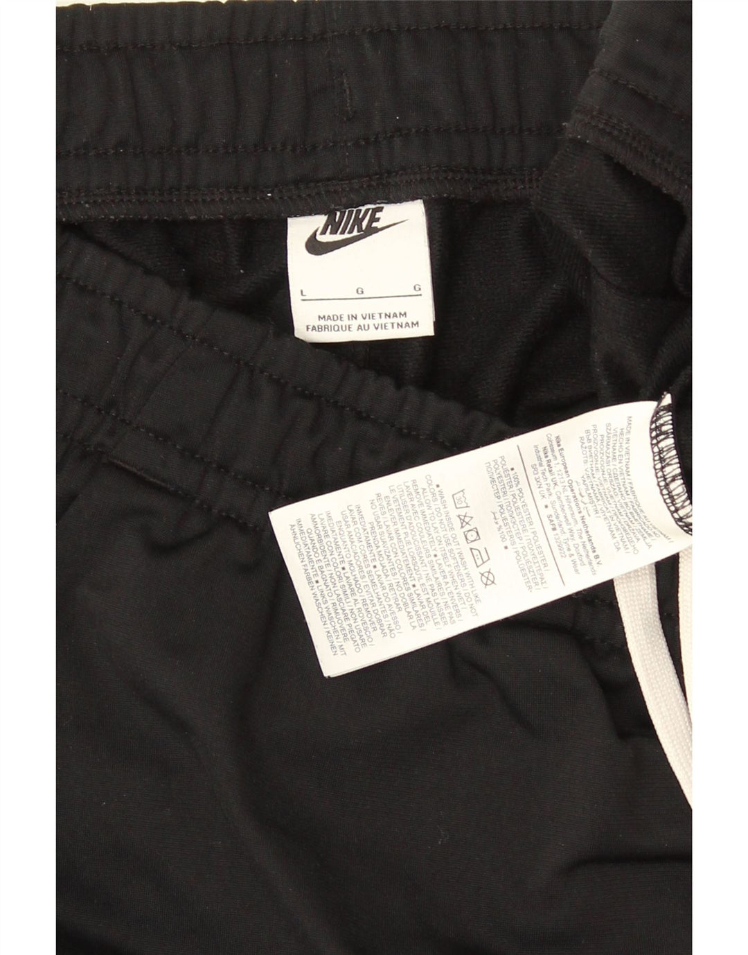 Pantaloni da tuta da uomo Nike Joggers Large Nero Colourblock Poliestere