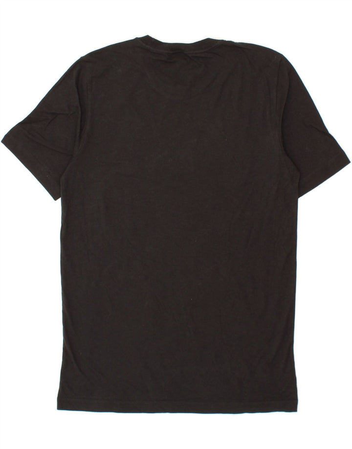 ADIDAS Mens Graphic T-Shirt Top Small Black Vintage Adidas and Second-Hand Adidas from Messina Hembry 