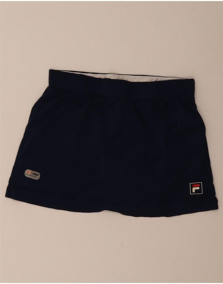 Gonna da tennis da donna Fila UK 10 Small Blu Navy Poliestere