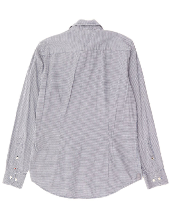 TOMMY BAHAMA Camicia slim fit da uomo in cotone a quadri blu medio