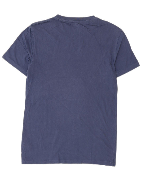 Polo Ralph Lauren T-shirt grafica personalizzata da uomo Top Small Blu Navy