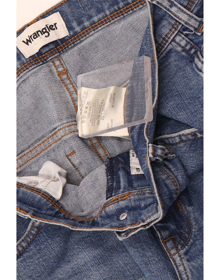 Jeans Wrangler Texas Slim da uomo W36 L32 in cotone blu