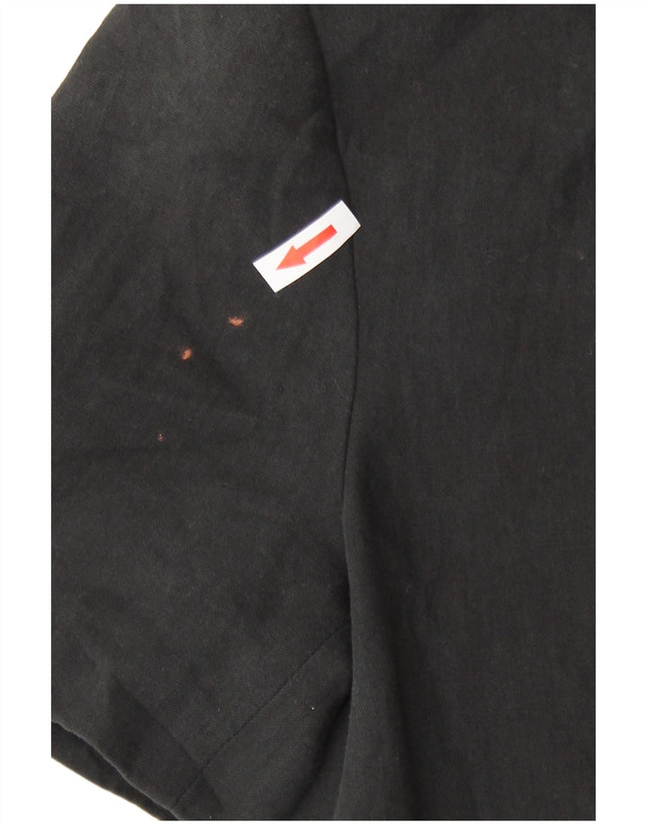 Giacca Bolero a maniche corte da donna Zara UK 14 Lino nero medio