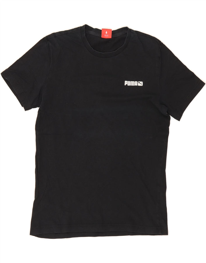 PUMA Mens T-Shirt Top Small Black Vintage Puma and Second-Hand Puma from Messina Hembry 