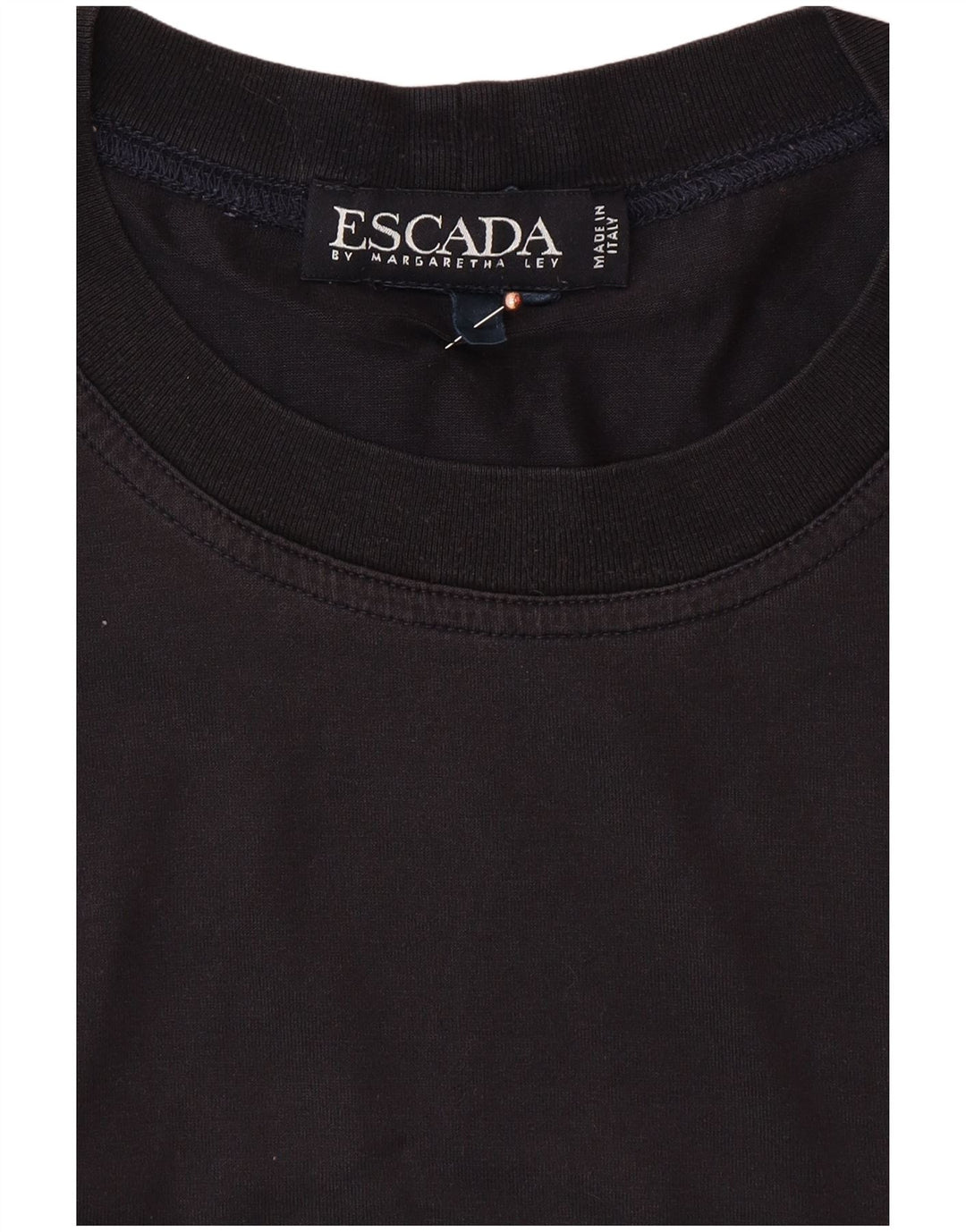 T-shirt da uomo ESCADA Top grande in cotone blu navy