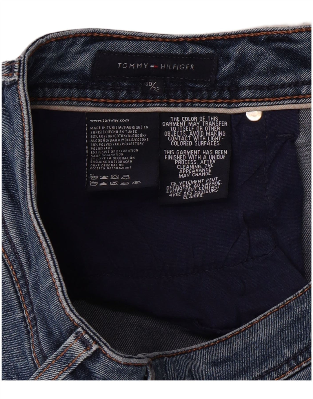TOMMY HILFIGER Jeans slim da donna W30 L32 cotone blu