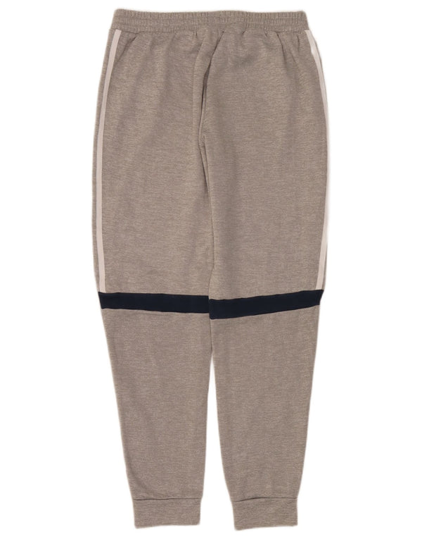 Pantaloni da tuta da ragazzo Adidas Joggers 14-15 anni in cotone color block grigio