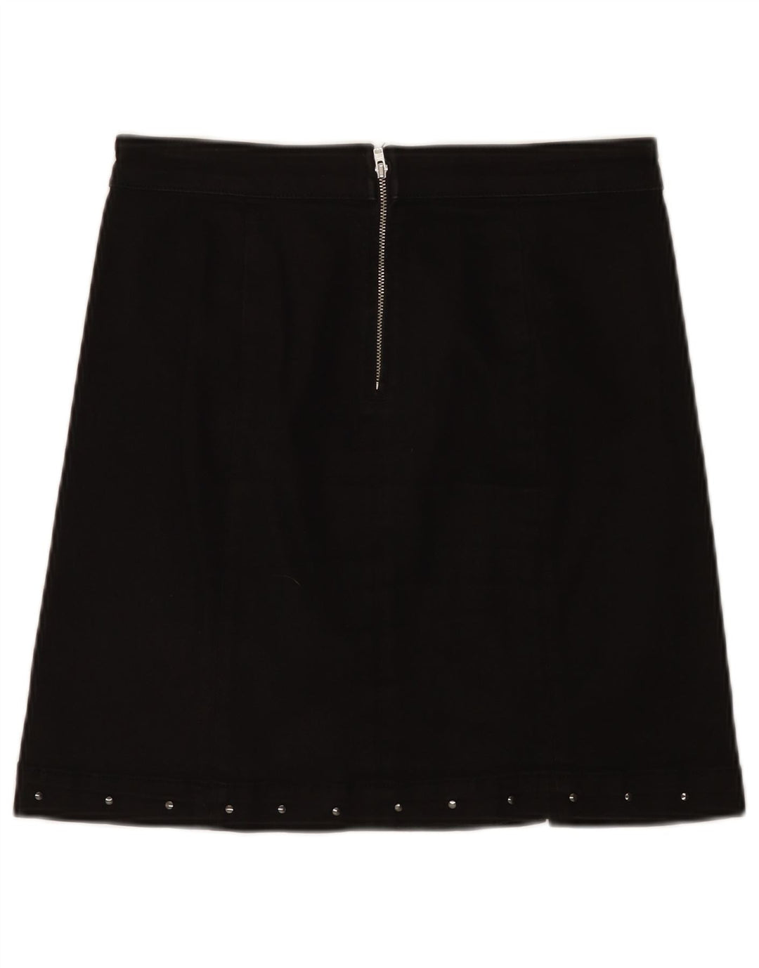 Minigonna da donna Guess W29 media cotone maculato nero