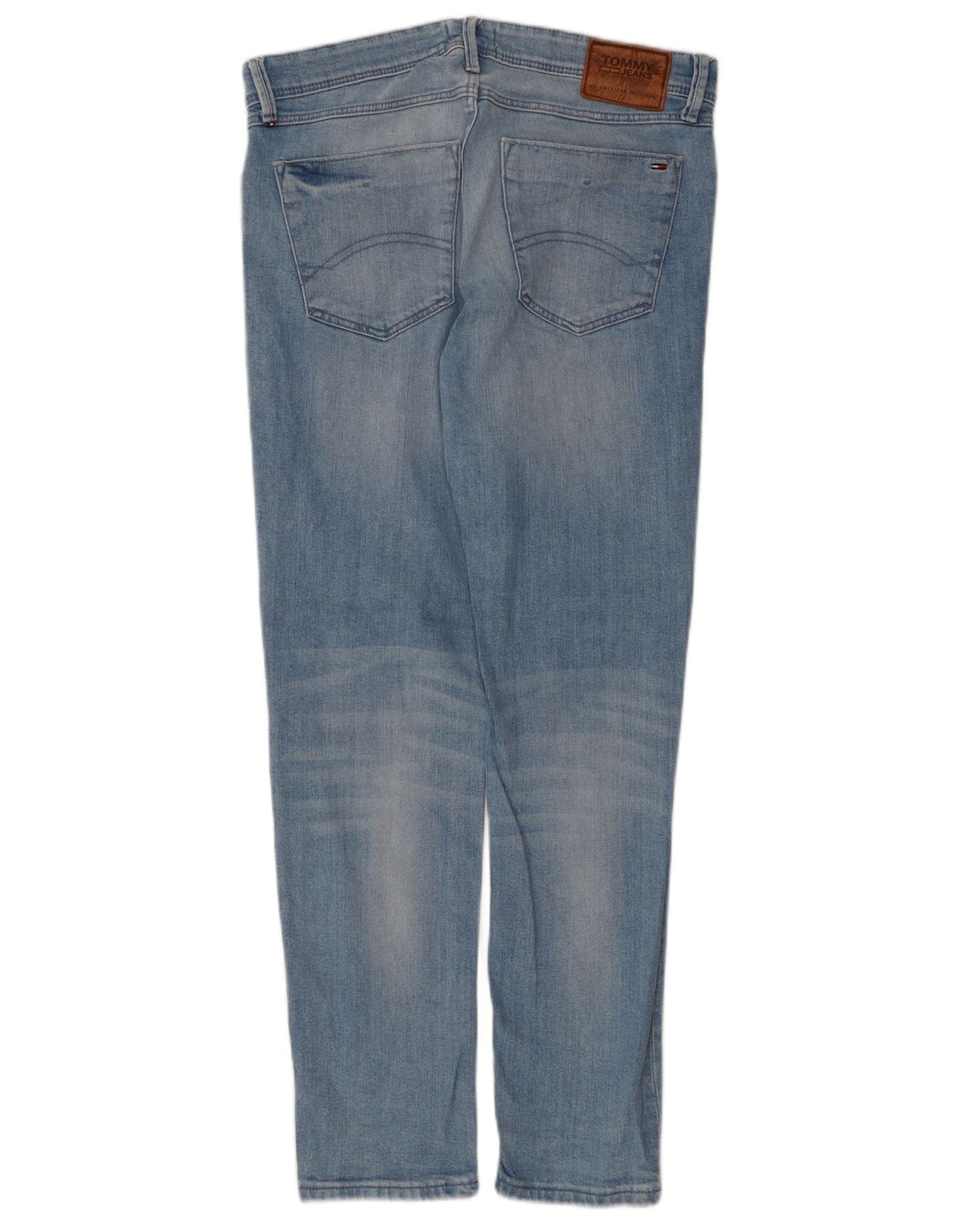 Jeans slim da uomo Tommy Hilfiger W32 L30 cotone blu