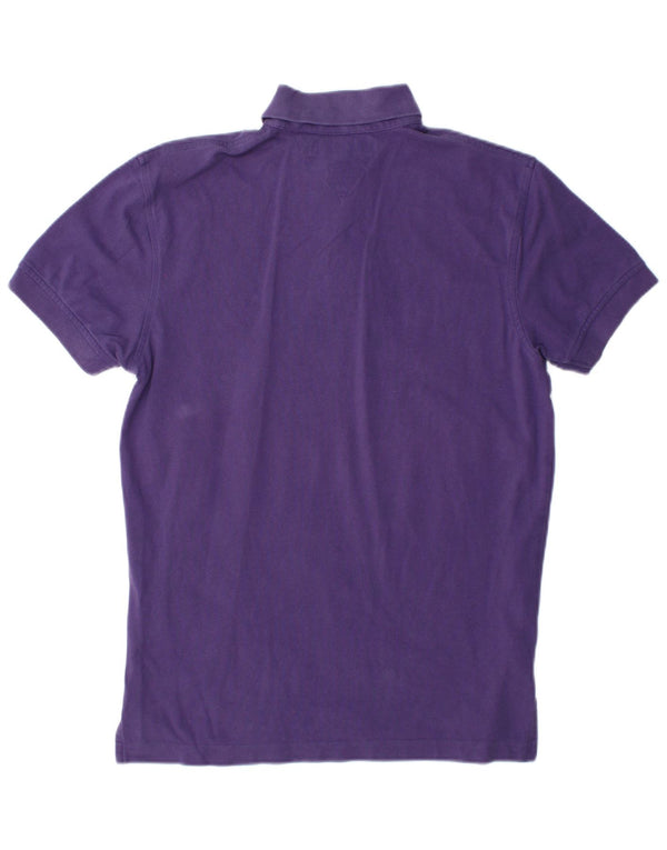 Polo da uomo Tommy Hilfiger piccola in cotone viola