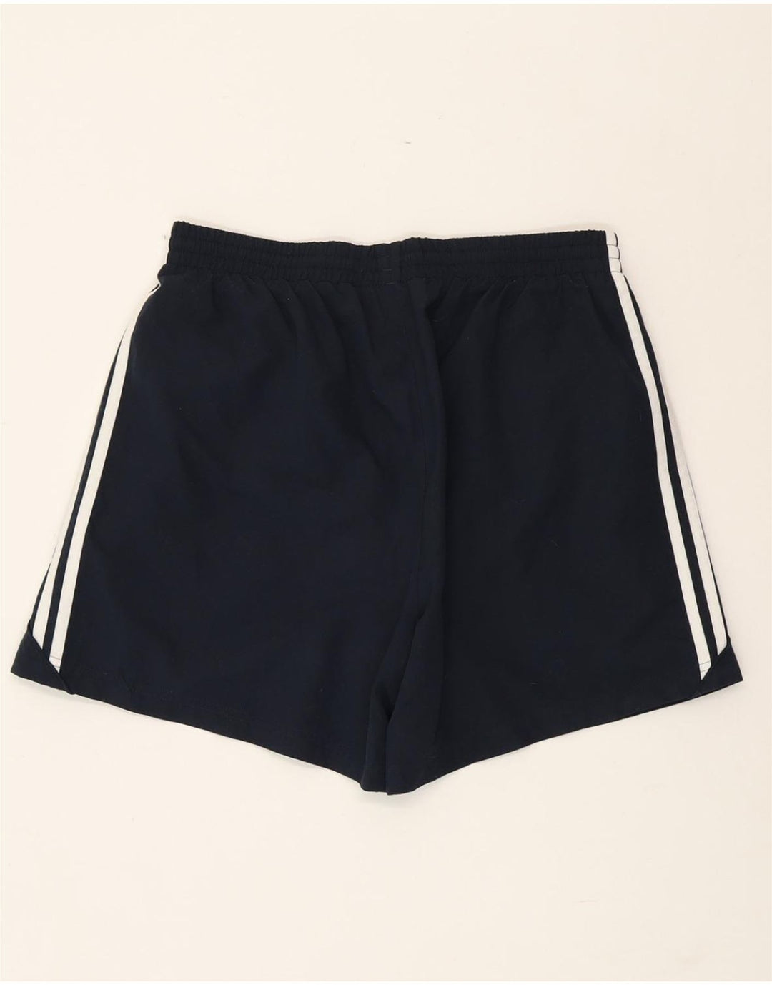 Pantaloncini sportivi da uomo ADIDAS grandi in poliestere blu navy