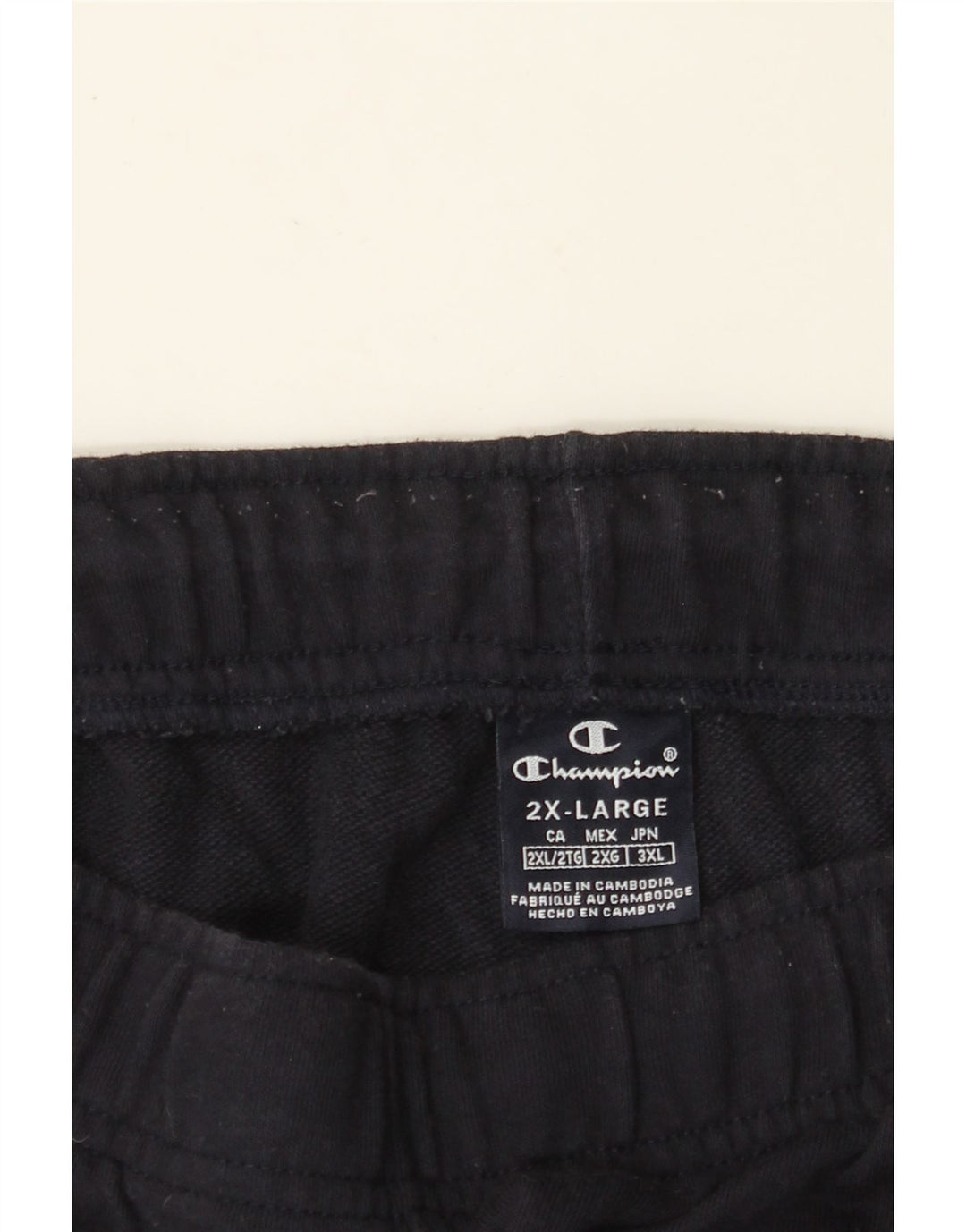 CHAMPION Pantaloni da tuta con grafica da uomo Joggers 2XL Blu navy