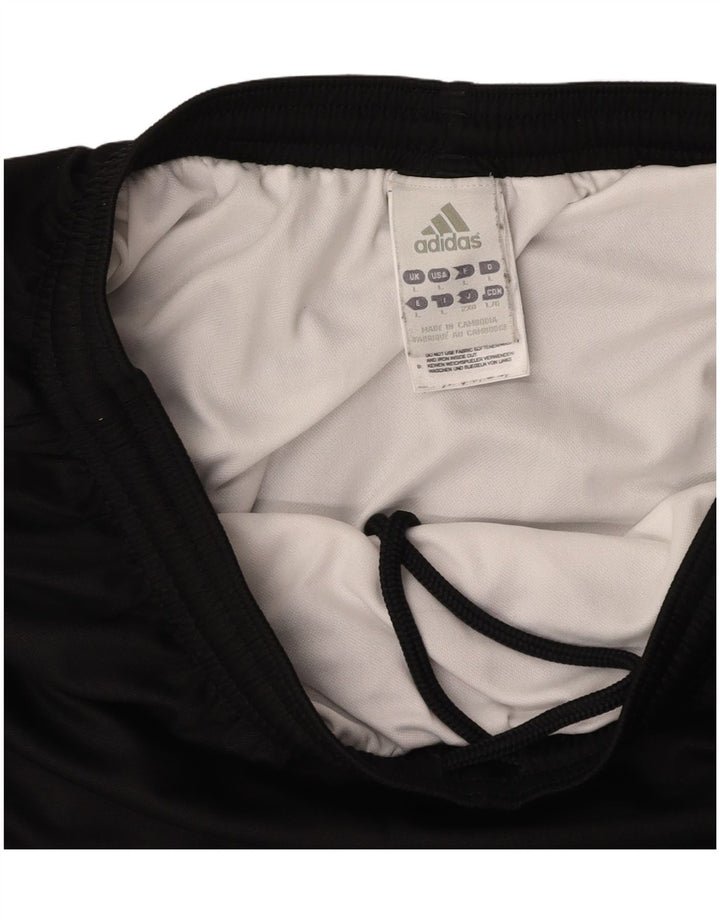 Pantaloncini sportivi da uomo ADIDAS grandi neri in poliestere