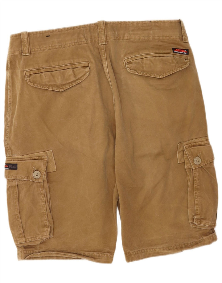 Pantaloncini cargo da uomo Superdry W34 Large Beige Cotton