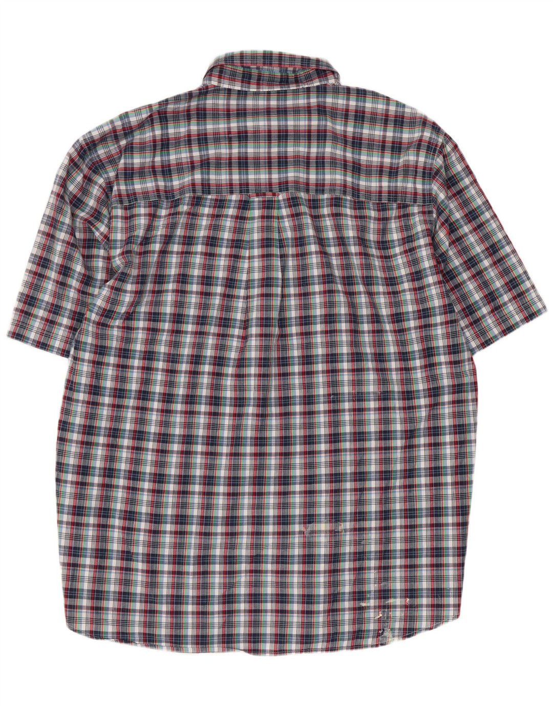 Chaps Camicia a maniche corte da uomo Easy Care 2XL Cotone a quadri multicolore
