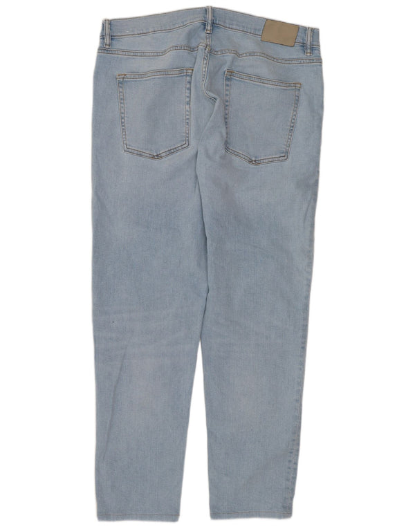 Jeans affusolati da uomo Zara W36 L29 in cotone blu