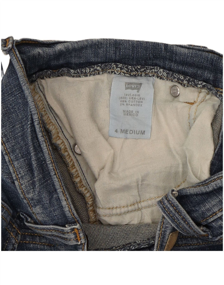 Jeans slim da donna Levi's US 4 Small W30 L31 cotone blu