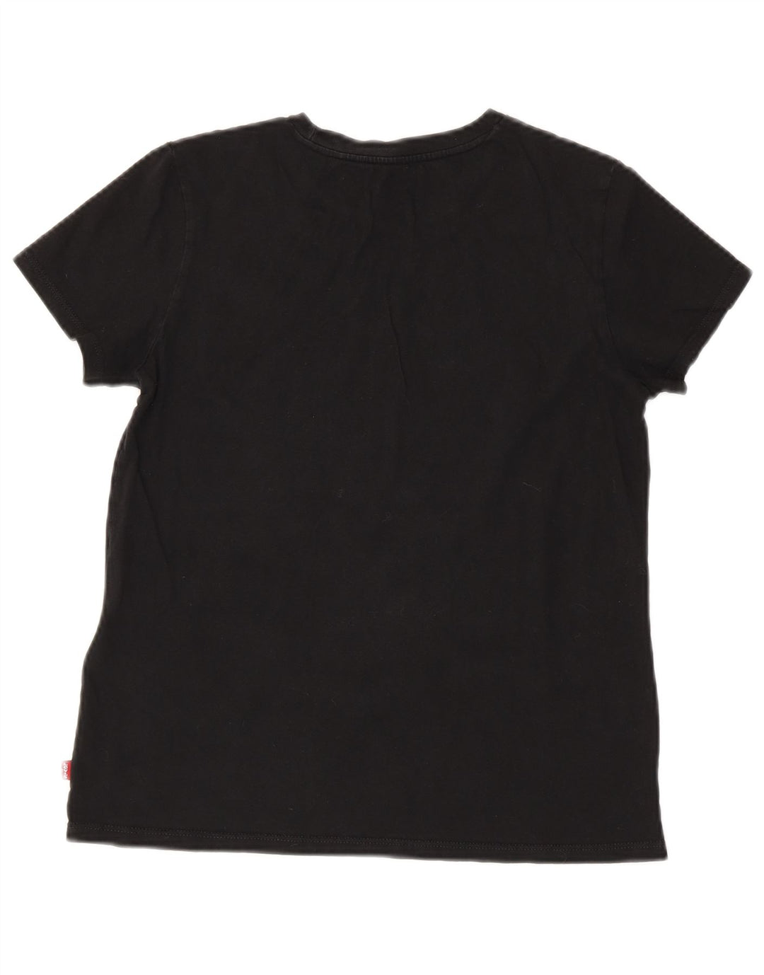 T-shirt grafica da donna Levi's Top UK 10 piccola in cotone nero