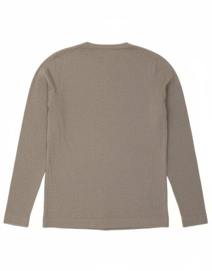 JACK & JONES Mens Crew Neck Jumper Sweater Large Grey Viscose Vintage Jack & Jones and Second-Hand Jack & Jones from Messina Hembry 