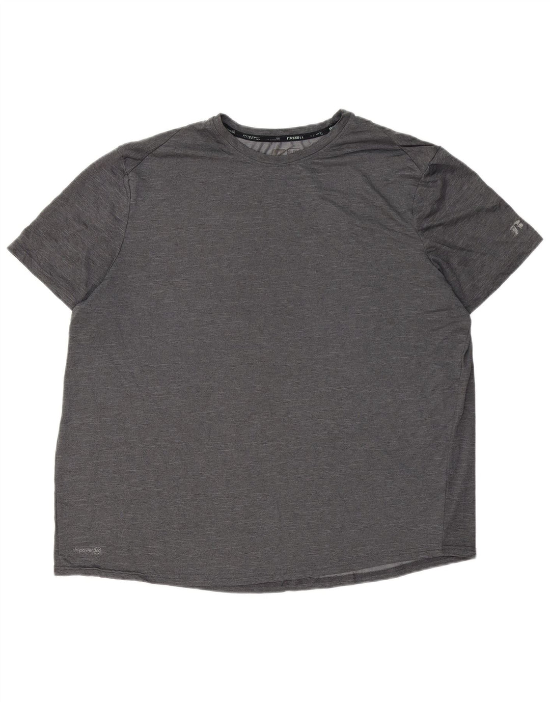 T-shirt da uomo RUSSELL ATHLETIC UK 46/48 XL Poliestere grigio