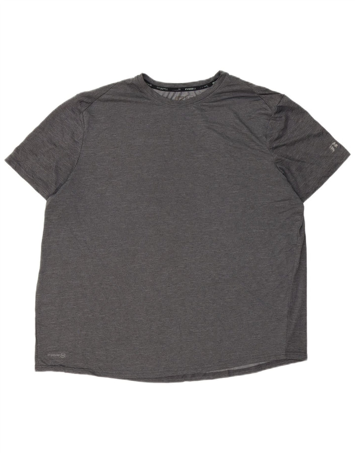 T-shirt da uomo RUSSELL ATHLETIC UK 46/48 XL Poliestere grigio