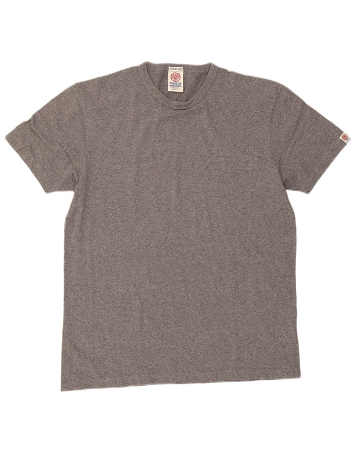 T-shirt da uomo Franklin & Marshall Top in cotone grigio medio