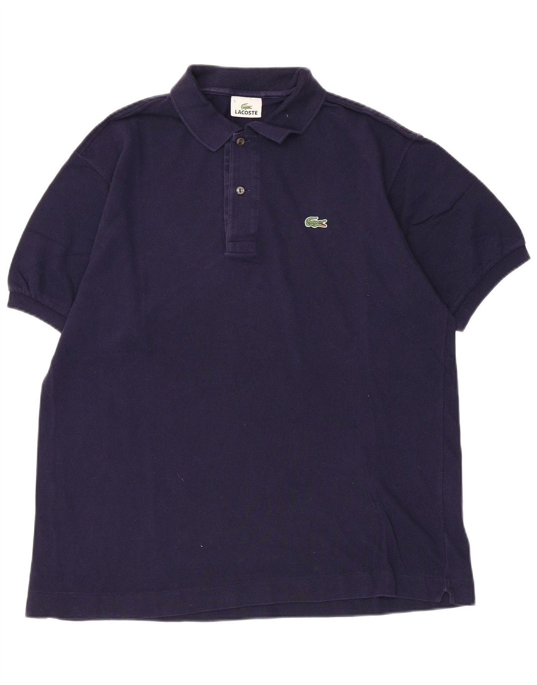 Polo da uomo Lacoste taglia 5 grande in cotone blu navy