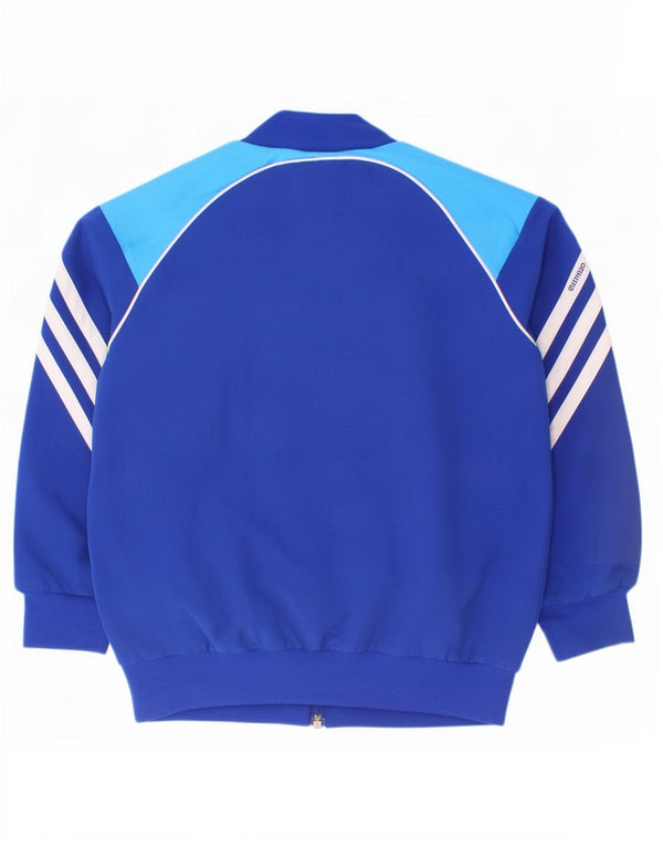 Giacca da tuta da ragazzo Adidas 2-3 anni in poliestere color block blu